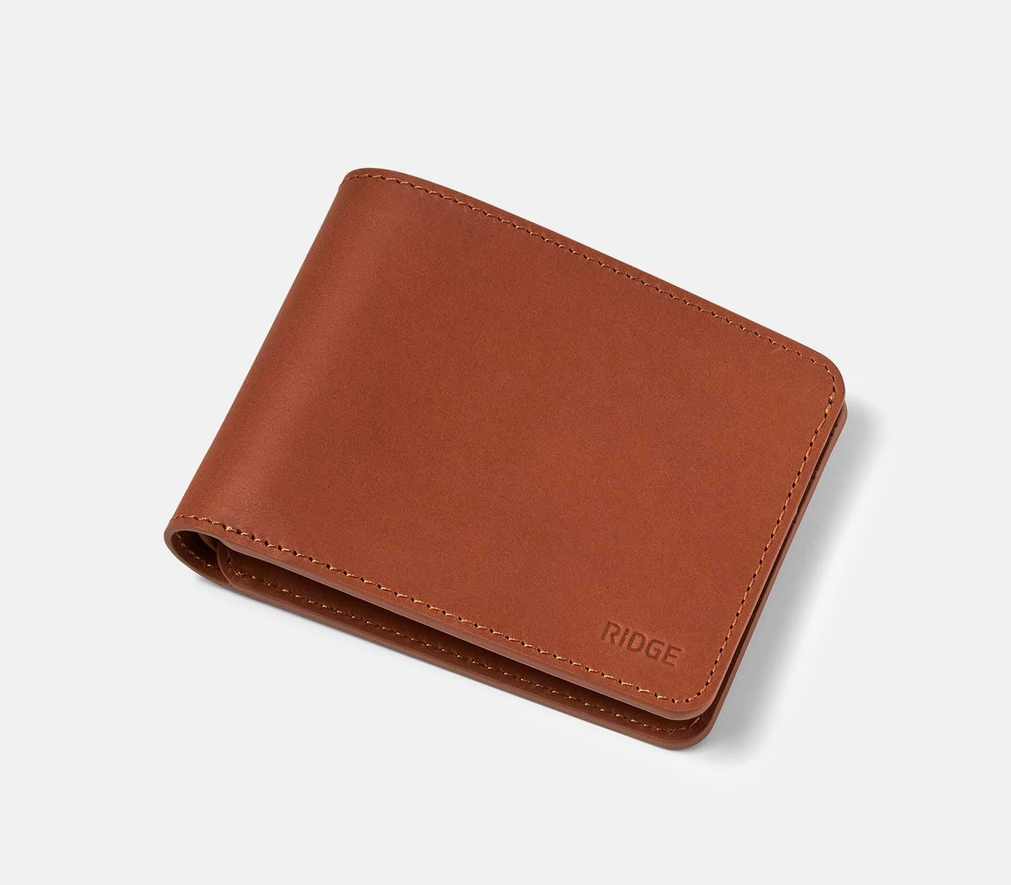 Billetera Bifold y Billfold de The Ridge, Marrón (Tobacco Brown)