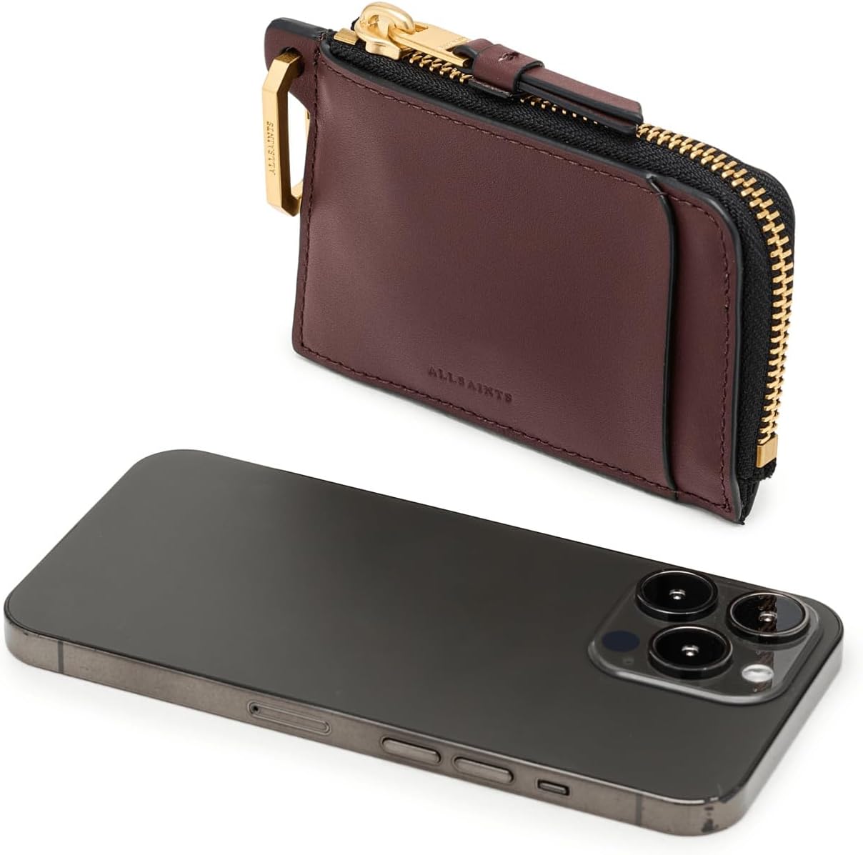 AllSaints, Rojo oscuro, Cartera Remy