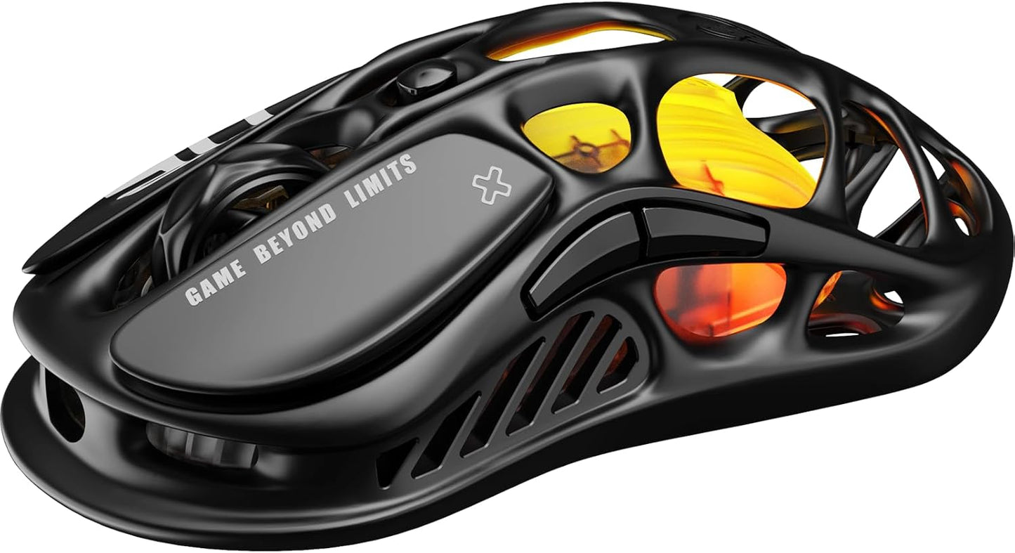 GravaStar Mercury M2 - Ratón inalámbrico para juegos con 26,000 DPI...