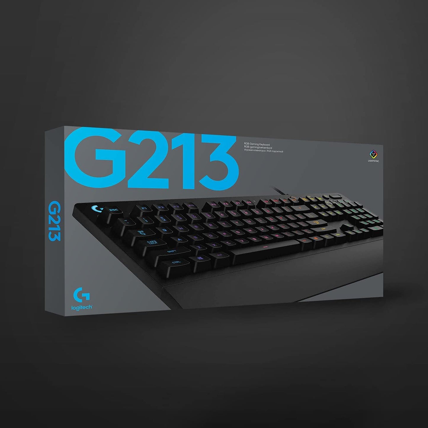 Logitech G213 Prodigy Teclado RGB con cable para juegos - Negro | L...