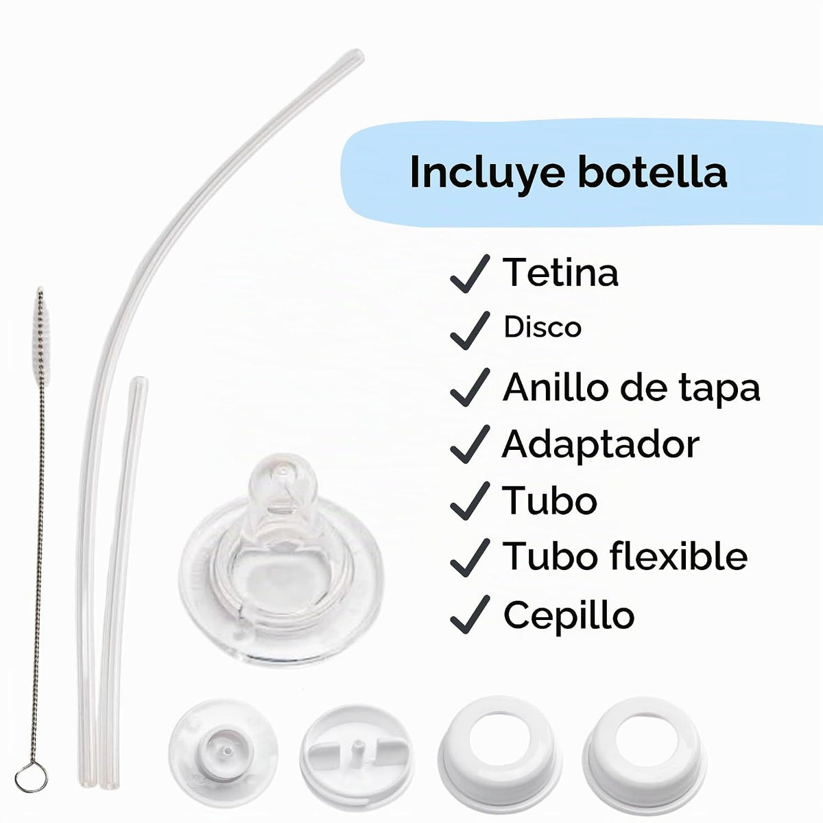 Hands-Free Baby Bottle - Sistema de enfermería anticólicos biberón...