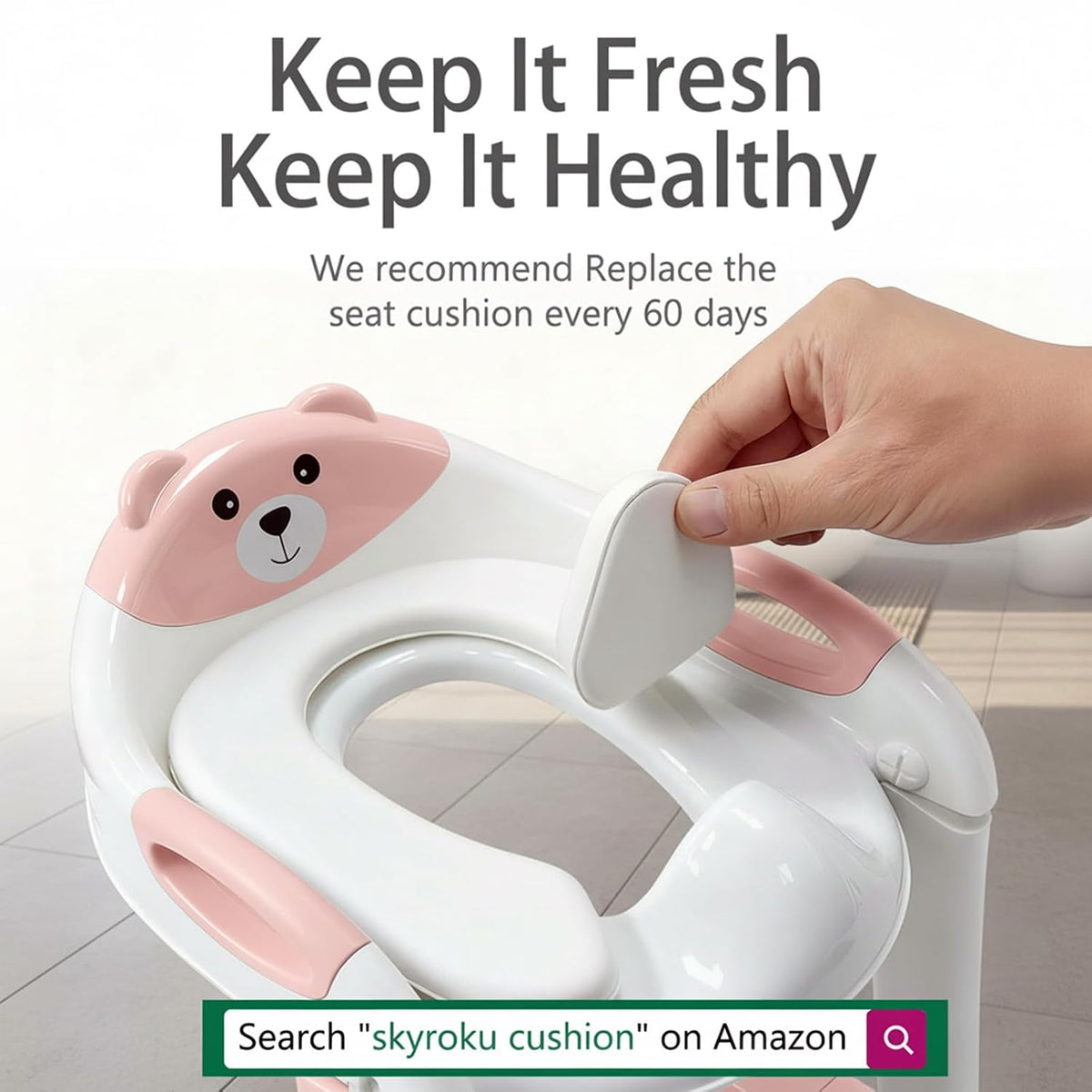 Inodoro de entrenamiento para ir al baño para niños pequeños, asien...