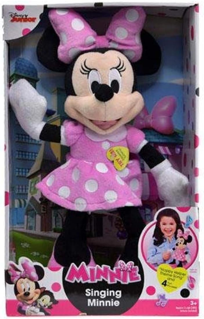 Disney Minnie Ayudantes Felices Peluche de 12 Pulgadas, Juguete de...