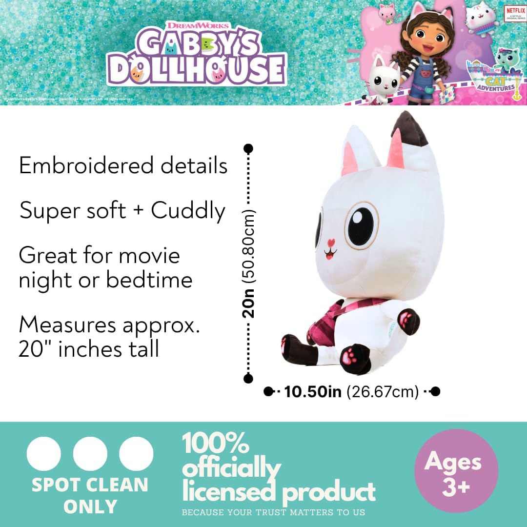 DreamWorks Gabby's Dollhouse Pandy Paws Ropa de Cama Almohada d...