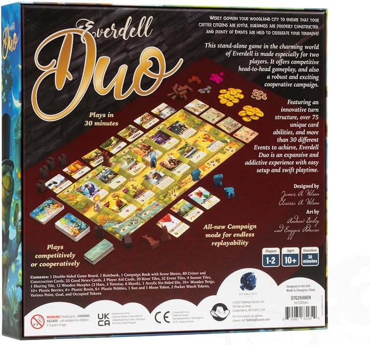 Everdell Duo \u2013 Juego de mesa independiente para 2 jugadores co...