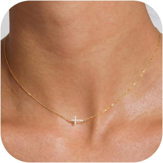 Regalos para el día de la madre para mamá, collar de cruz para muje...