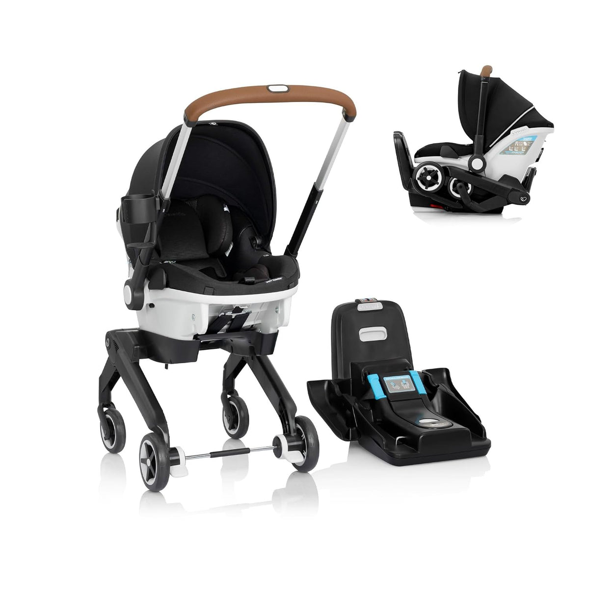 Evenflo Gold Shyft DualRide con almacenamiento Carryall Combo de as...
