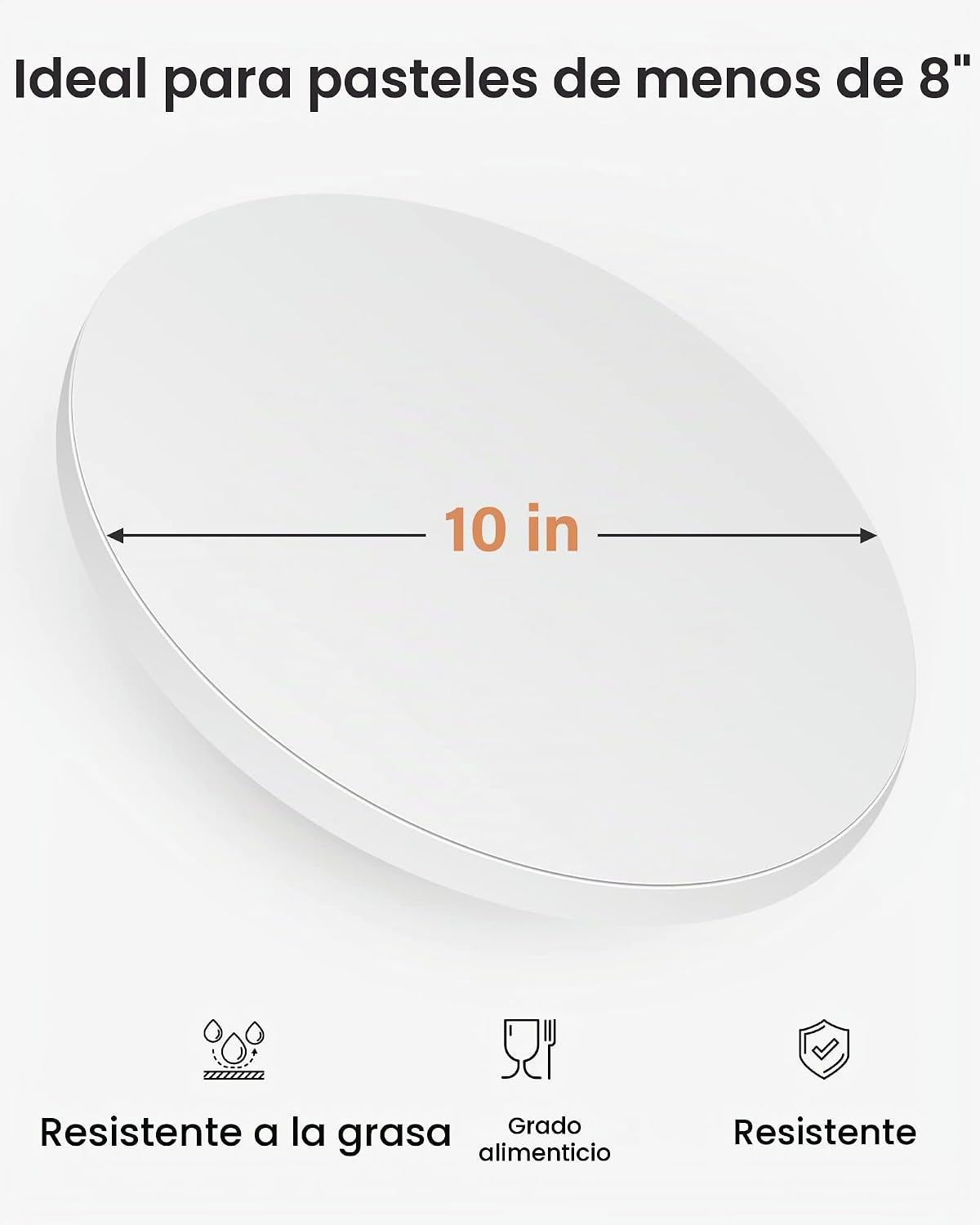 Kootek - Paquete de 6 tablas para tartas redondas de 12 pulgadas, b...