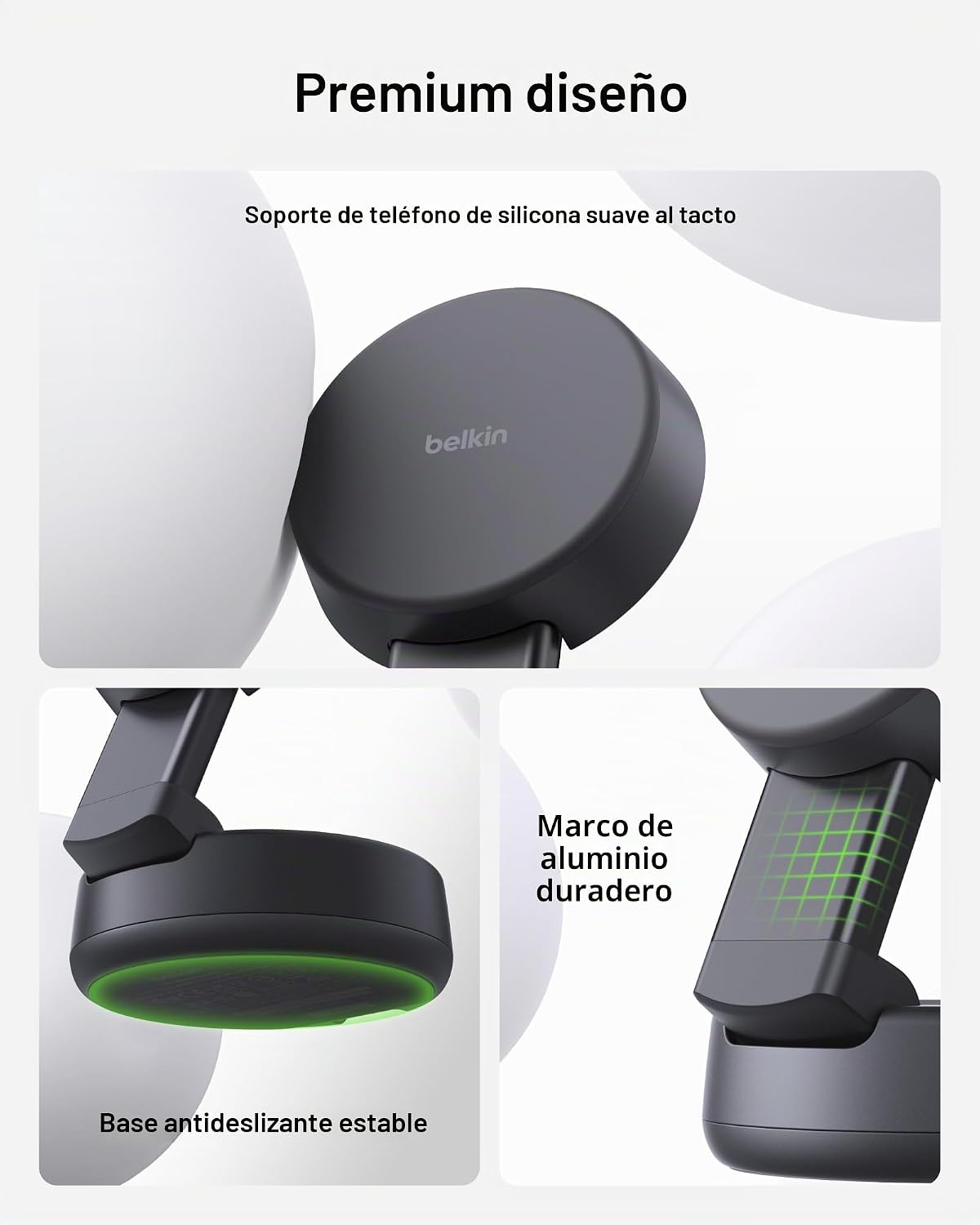 Belkin Qi2.2 25W Cargador inalámbrico 2 en 1 para iPhone, carga ráp...