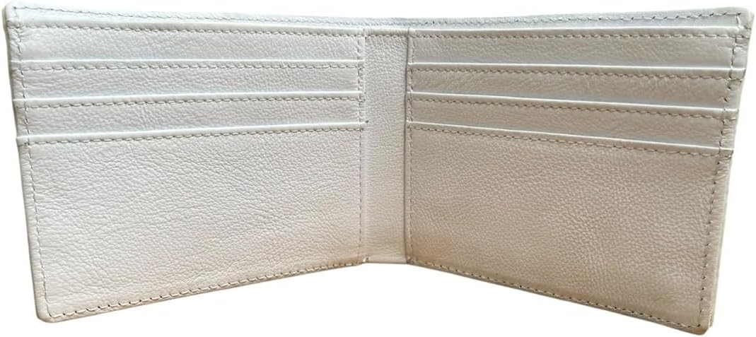 VIETDAVN Billeteras plegables de cocodrilo genuinas para hombres, b...