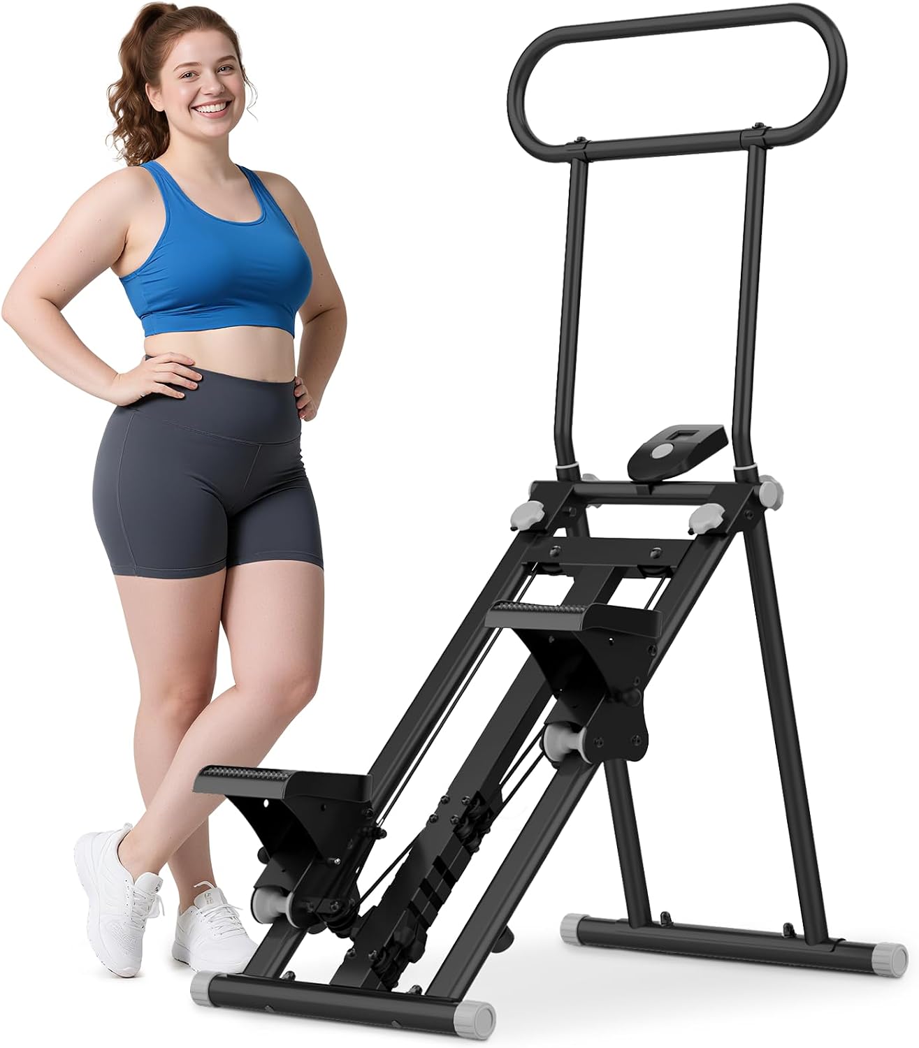 ERGOLIFE - Escalera escalonada con resistencia ajustable de 6 nivel...