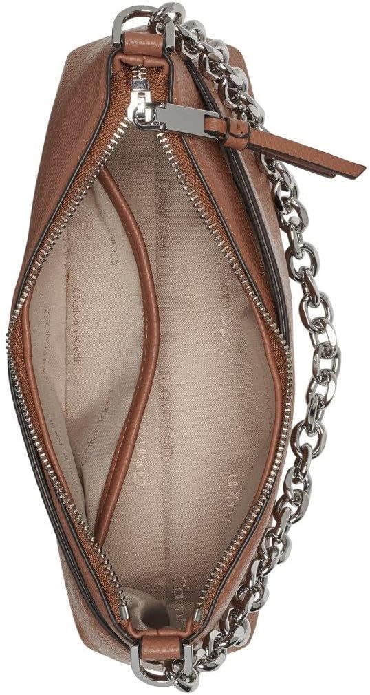 Calvin Klein Zoe Top Zip Chain Crossbody para mujer