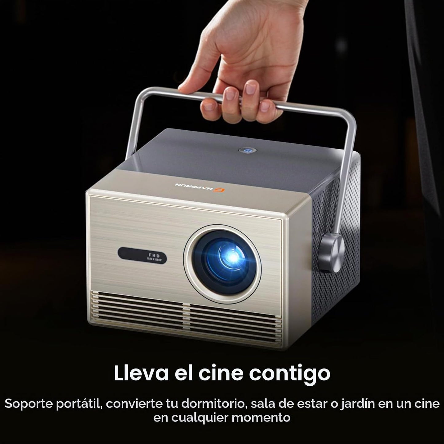 Proyector para exteriores con licencia oficial de Google TV 3000 AN...