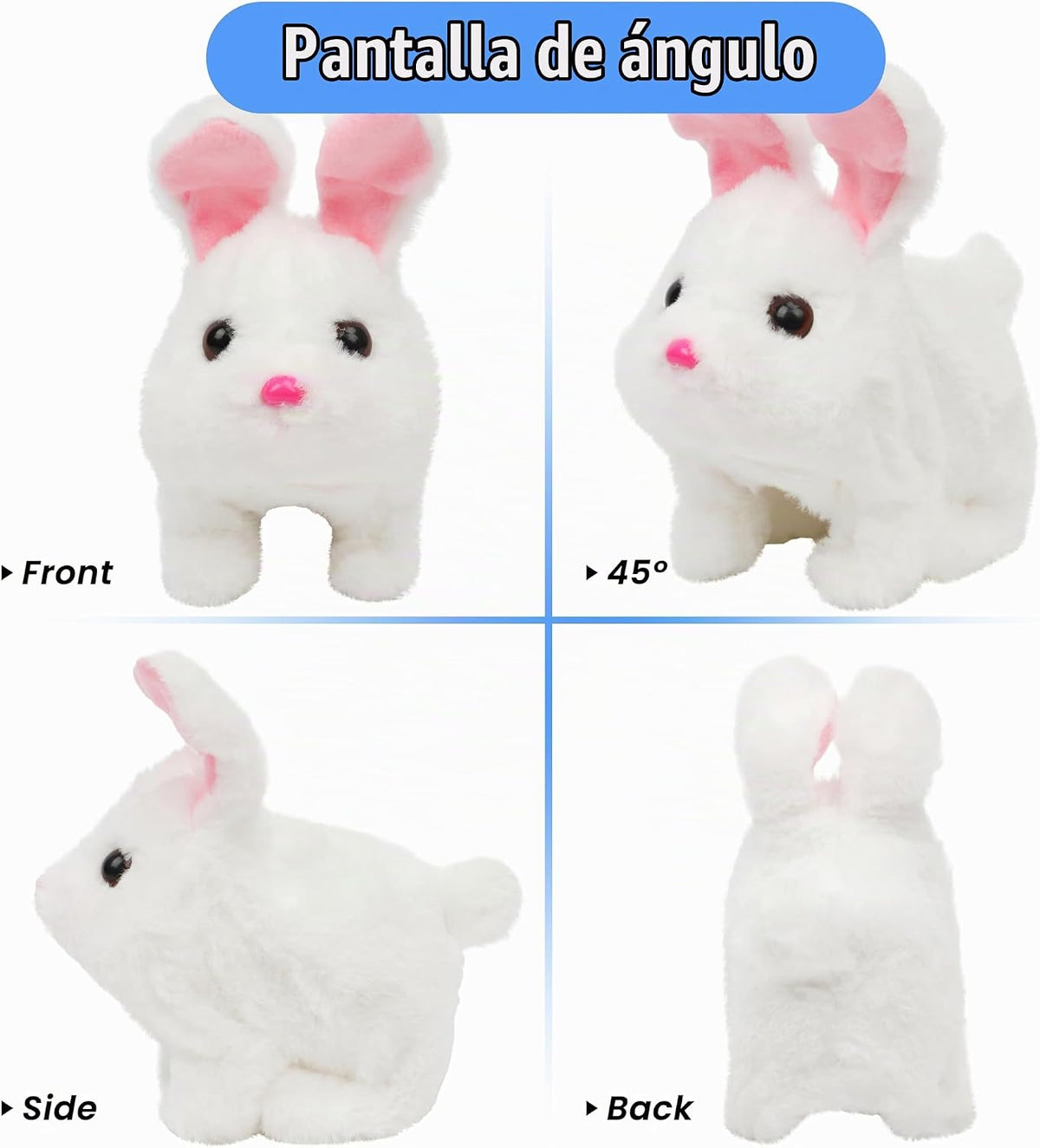 Hopearl Hopping Chubby Rabbit - Juguete de Mascota Electrónica Inte...