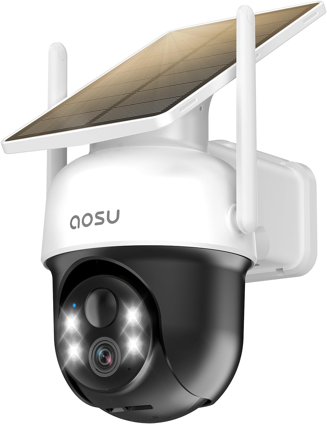 AOSU Cámara solar de seguridad para exteriores \u2013 Cámaras de se...