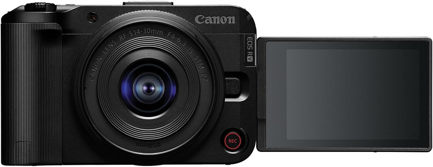 Canon EOS R50 V - Cámara sin espejo con lente RF-S14-30mm F4-6.3 is...