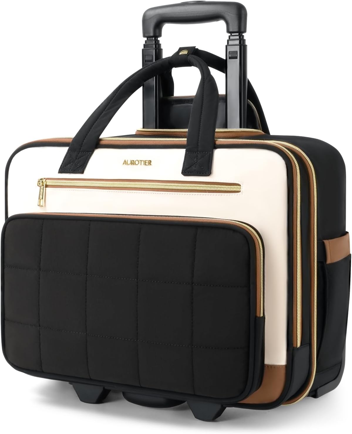 AUROTIER - Maletín con ruedas para laptop, con ruedas de 16 pulgada...