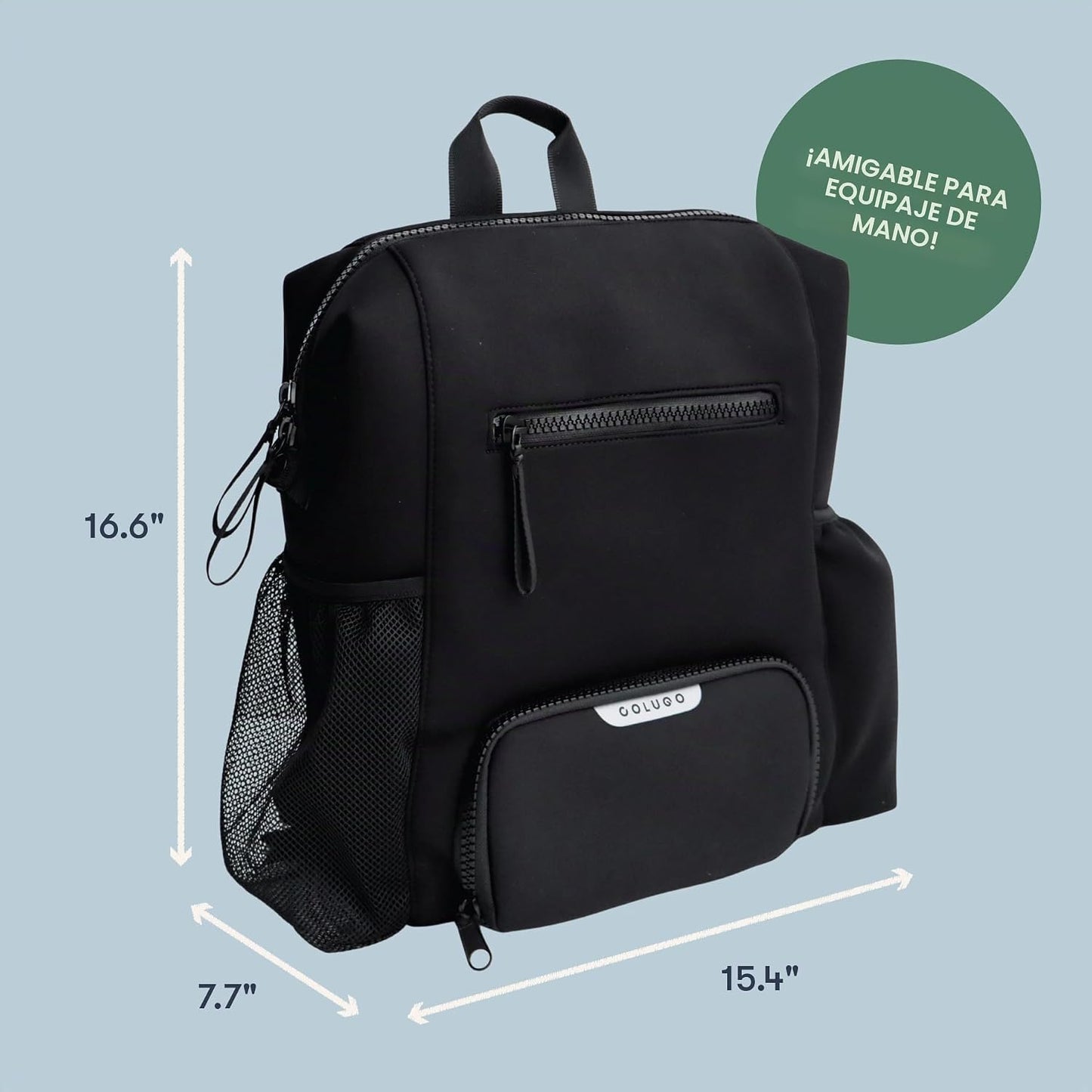 Colugo - Mochila de neopreno para pañales con cambiador y bolsas |...