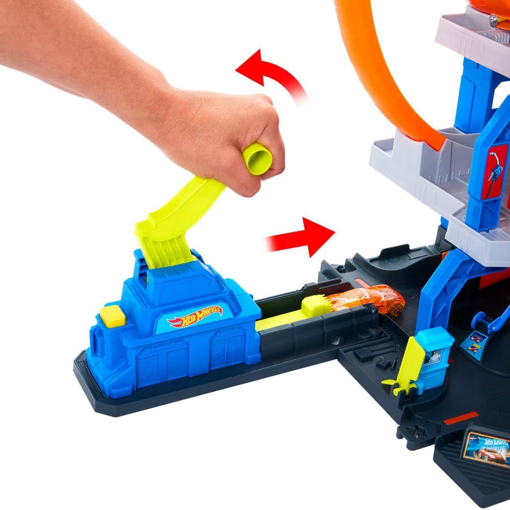 Set de Pista de Coches Juguetes Hot Wheels con Coche de Fundición a...