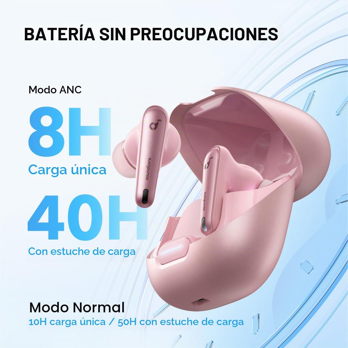 Soundcore by Anker Liberty 4 NC - Auriculares inalámbricos, 98.5% d...