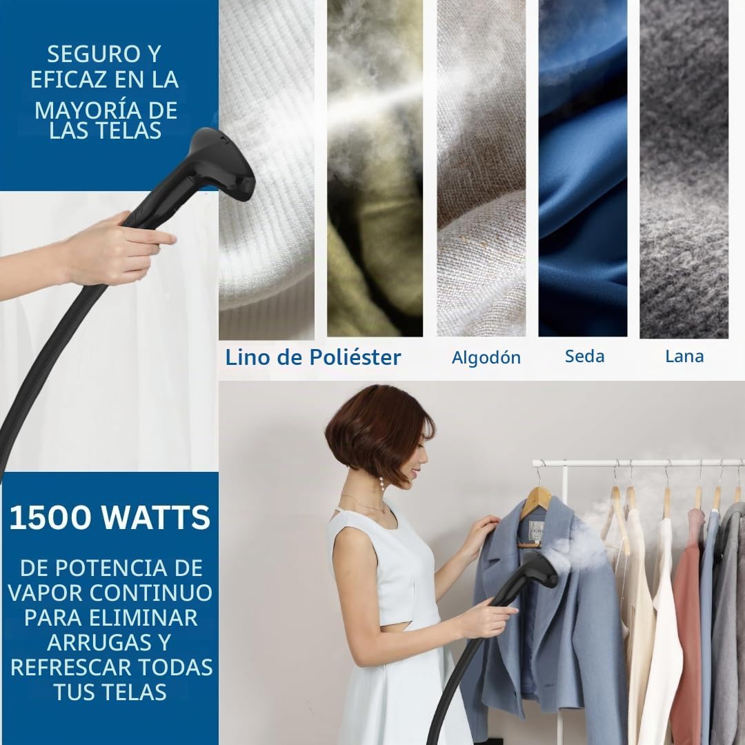 SALAV Vaporizador de ropa de tamaño completo para ropa con segurida...