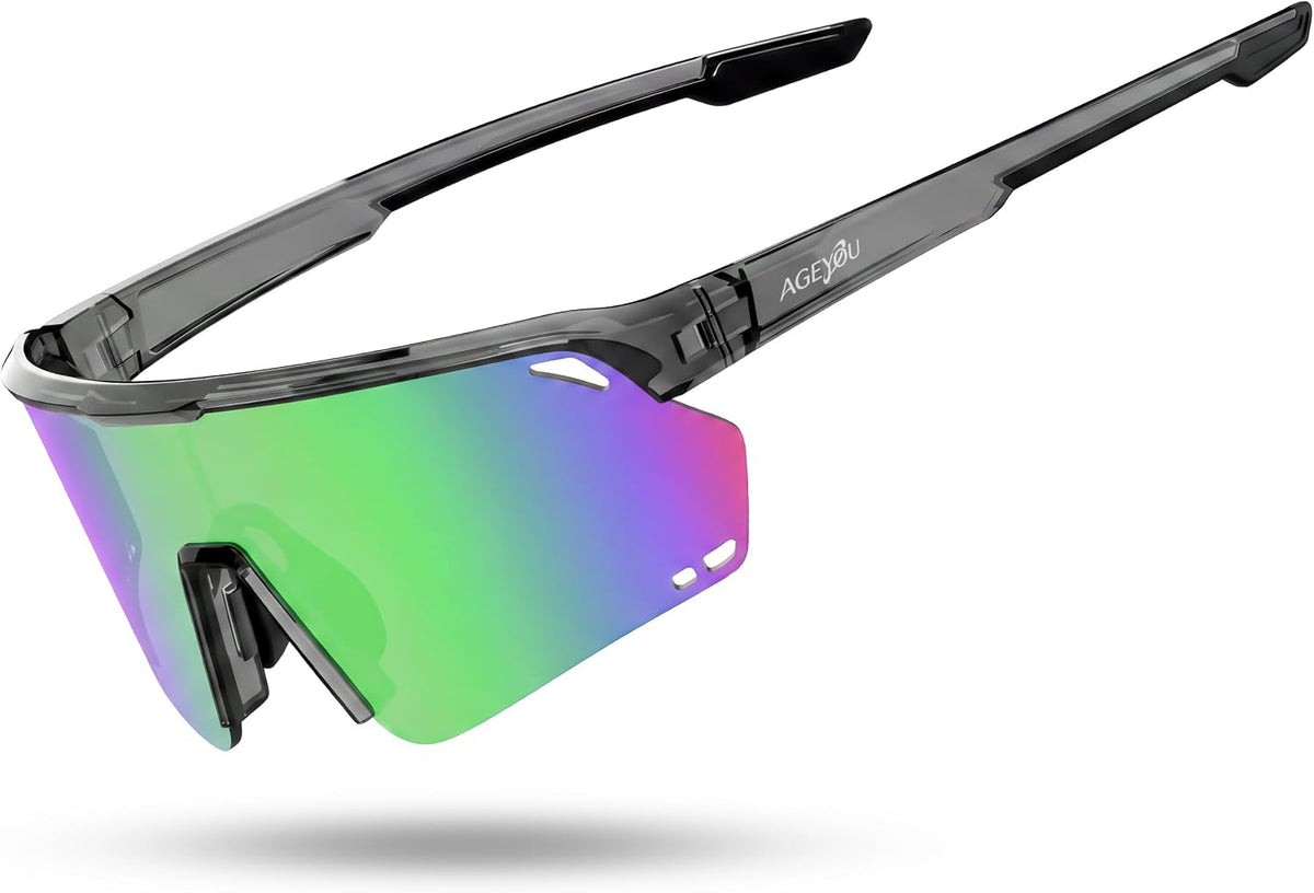 AGEYOU Gafas de sol deportivas polarizadas para hombres y mujeres |...