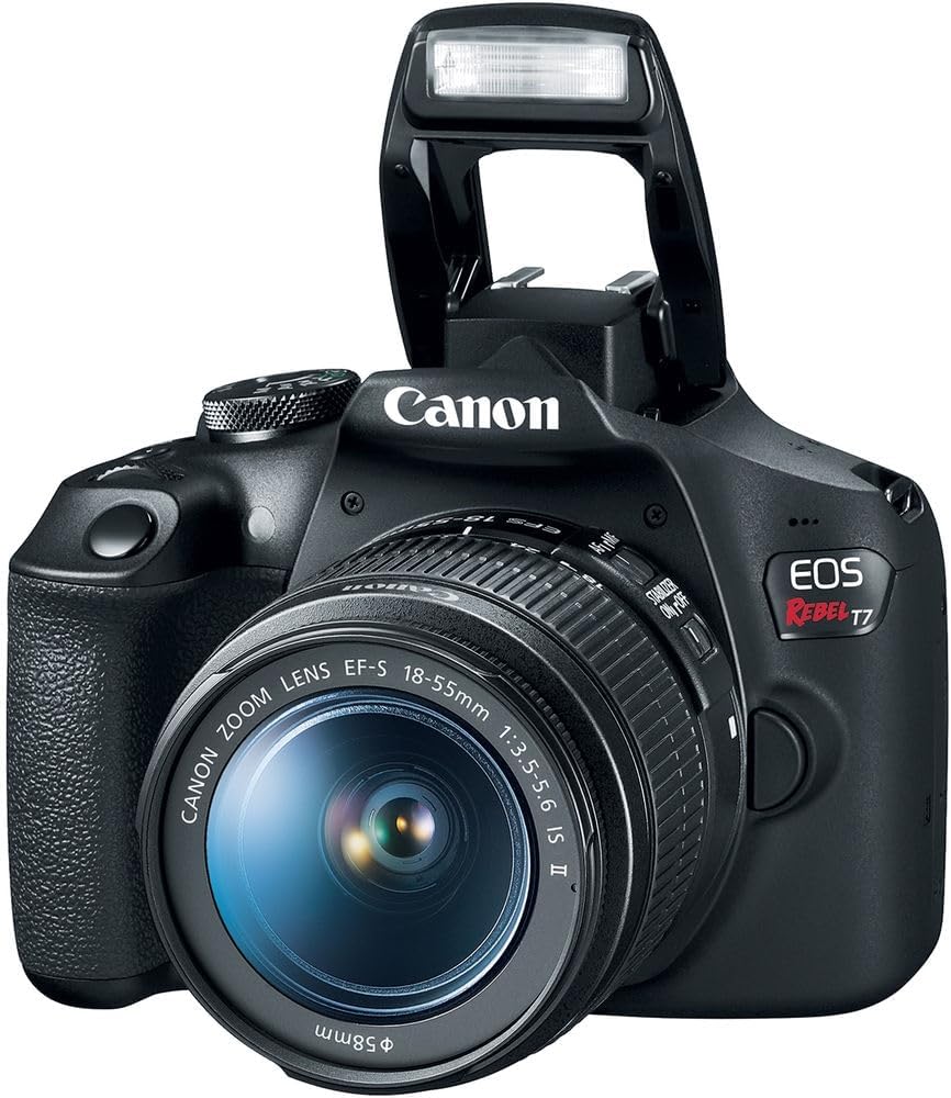 Canon EOS Rebel T7 - Cámara DSLR con lente de 0.709-2.165 in y lent...
