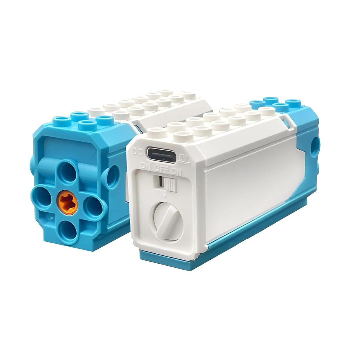 Motor recargable compatible con LEGO, velocidad ajustable y control...
