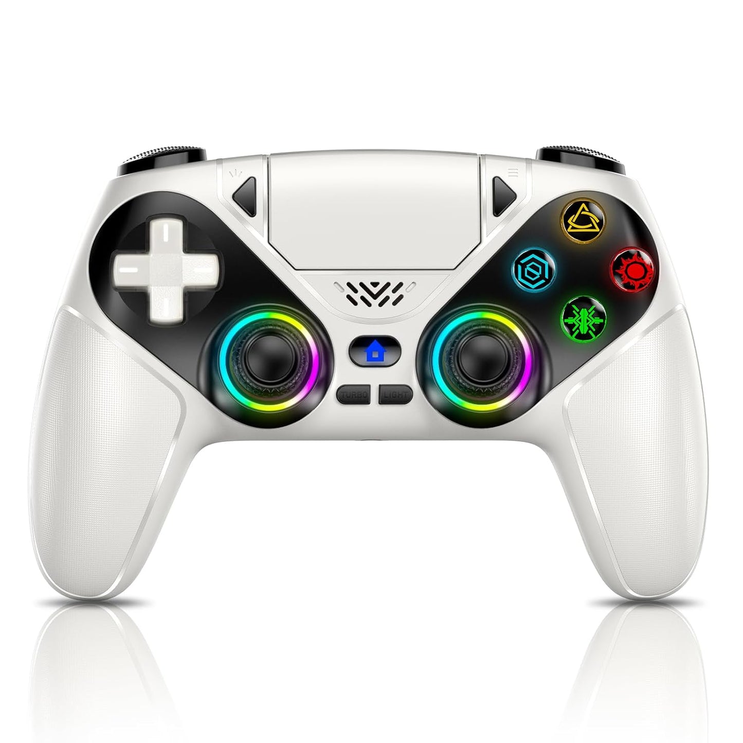 Gamrombo Controlador inalámbrico LED para PS5, compatible con PS5 P...
