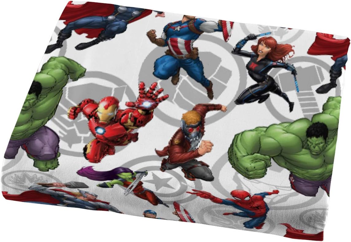 Jay Franco - Juego de sábanas tamaño individual de Marvel Avengers...