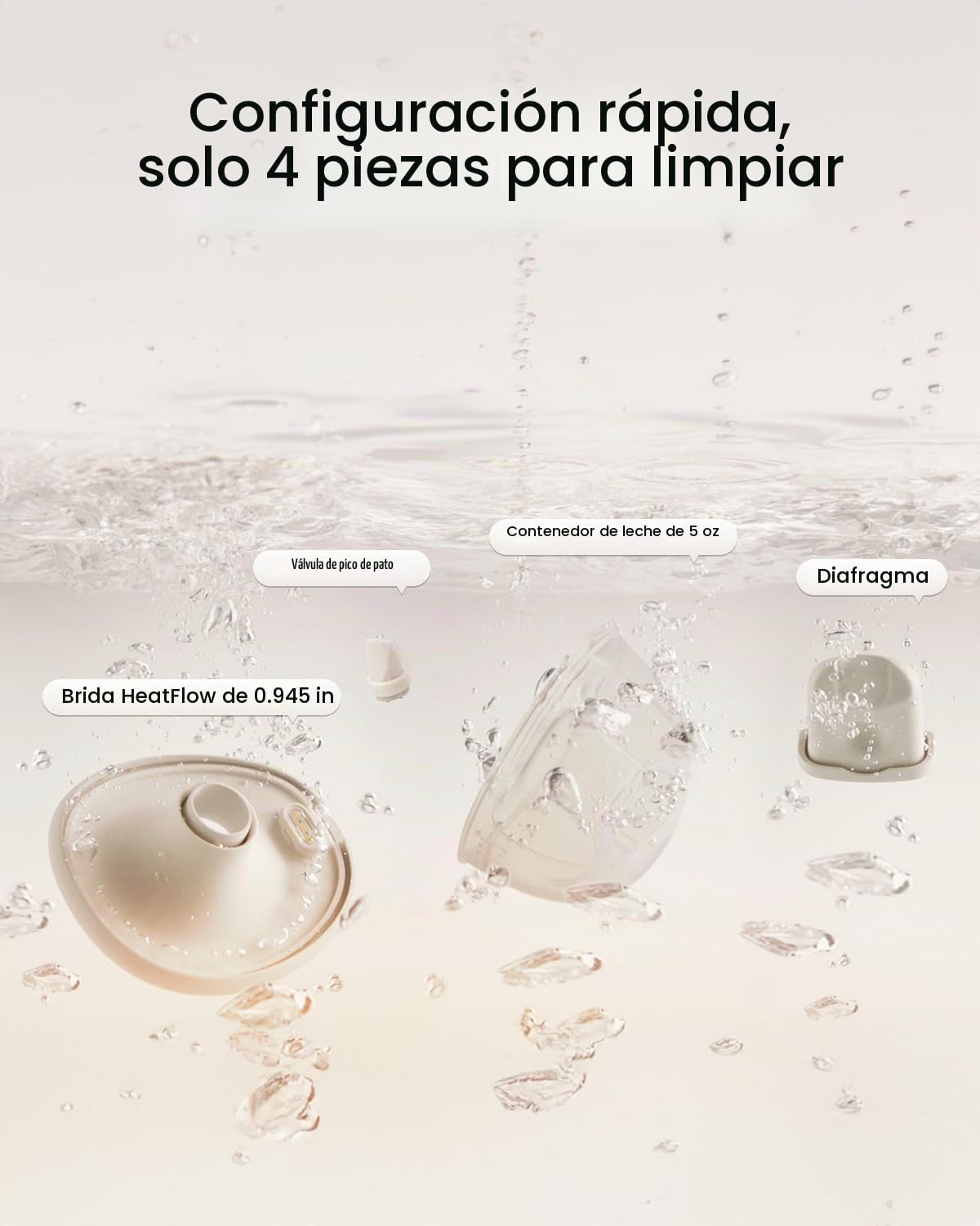 eufy Security Extractor de leche con calefacción manos libres E20,...