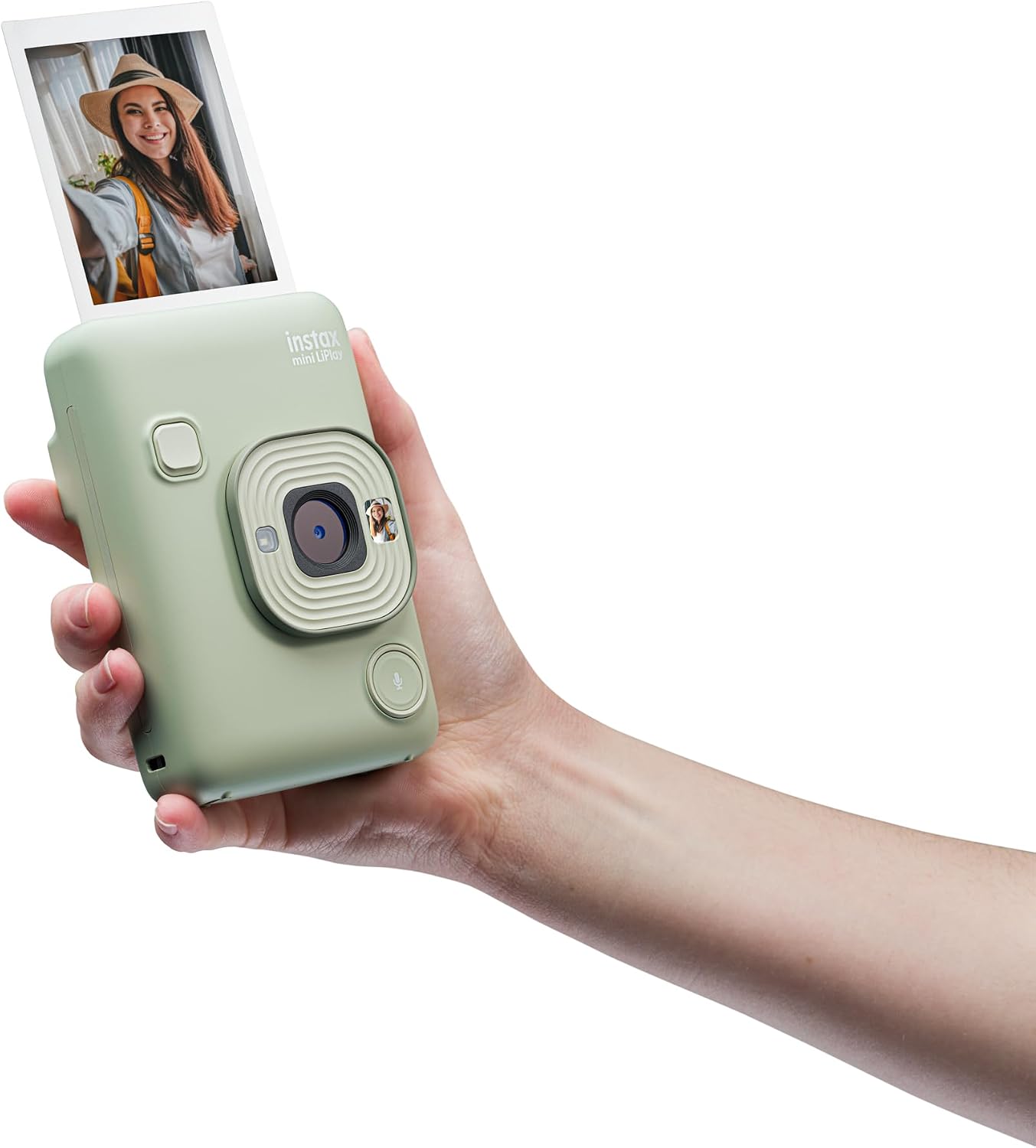 Fujifilm INSTAX Mini LIPLAY Cámara Instantánea Híbrida - Verde Matcha