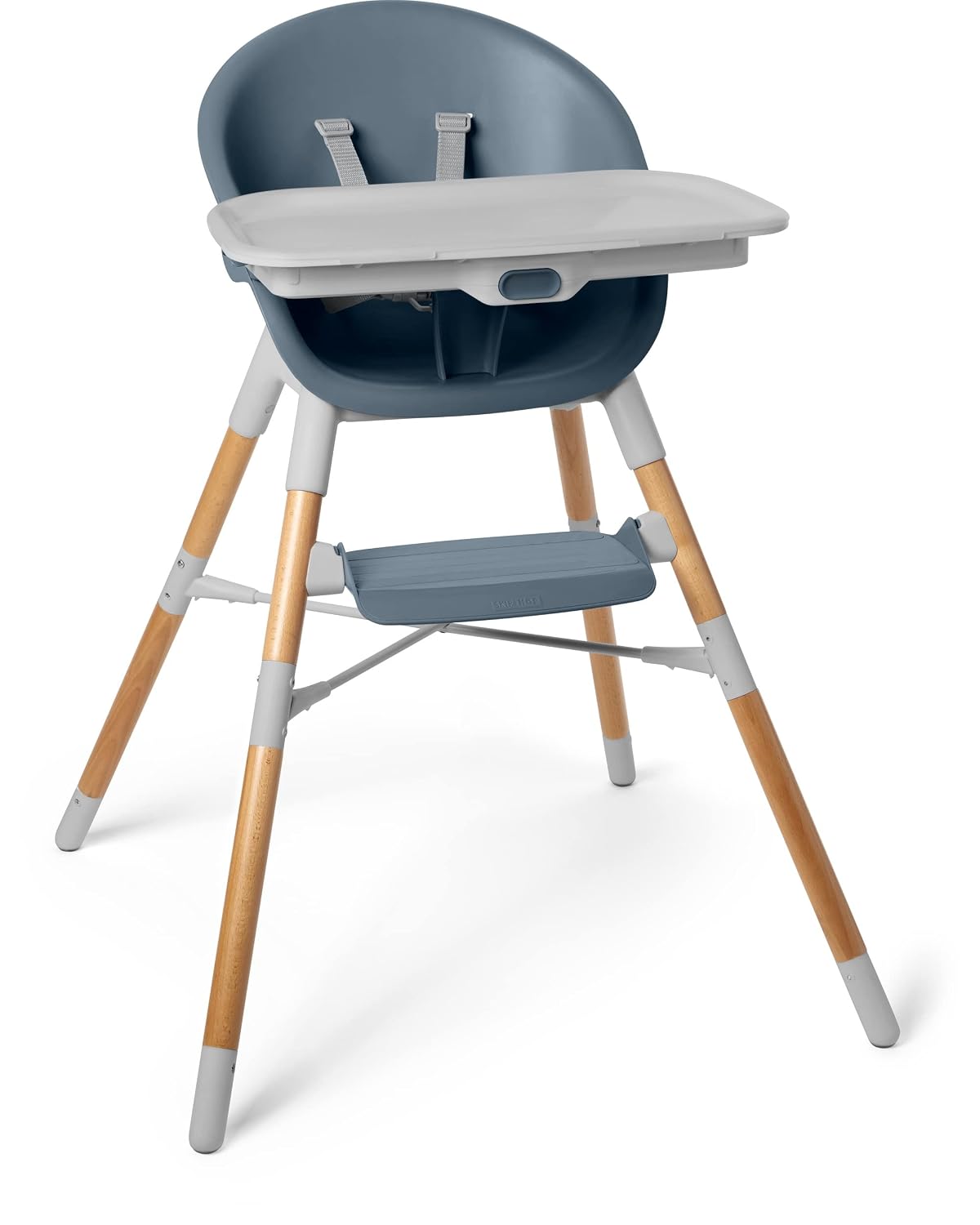 Skip Hop Silla alta para bebés 4 en 1 convertible, EON, azul pizarra