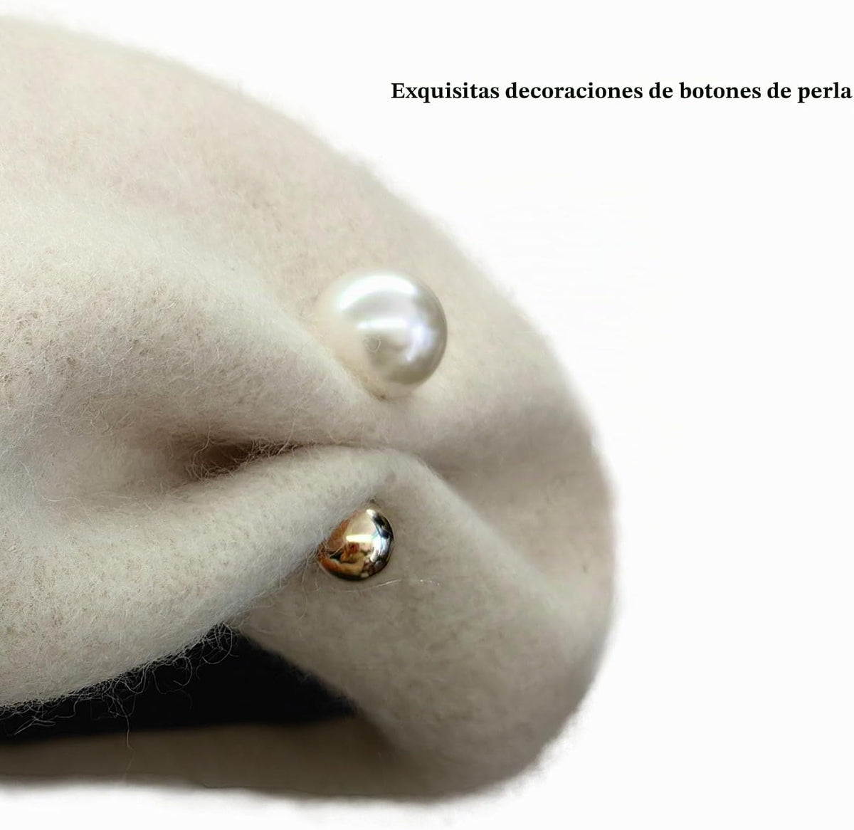 huablo Boinas francesas de cachemira de primera calidad, diseño de...