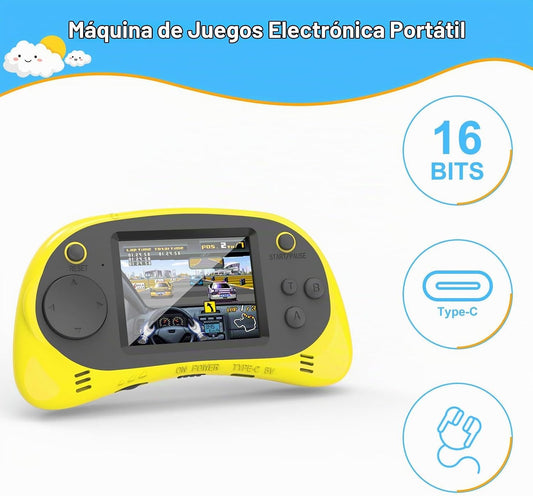 EASEGMER Reproductor de juegos de mano para niños, 220 juegos integ...