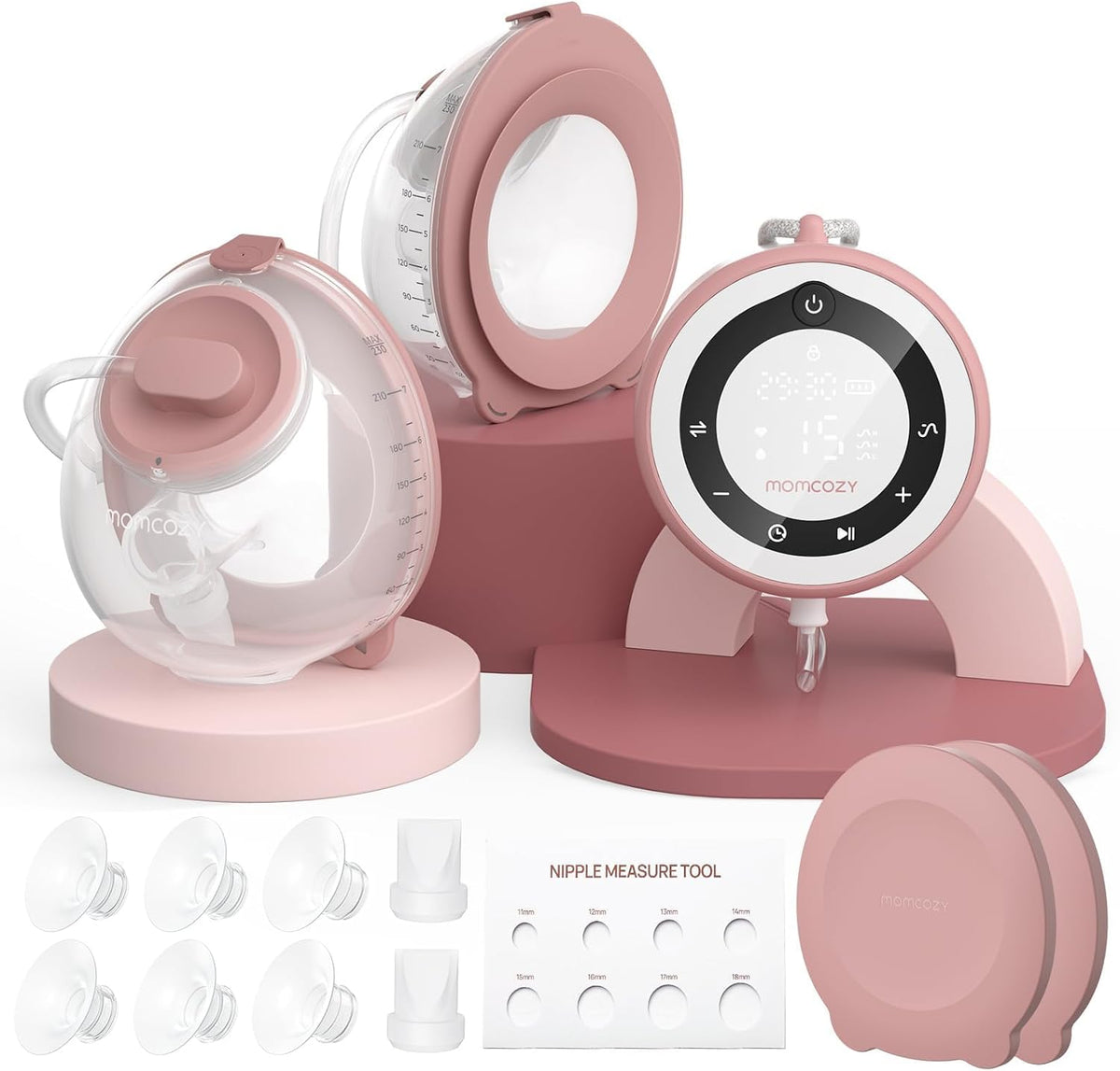 Momcozy - Bomba extractora de leche V1 Pro de grado hospitalario, s...
