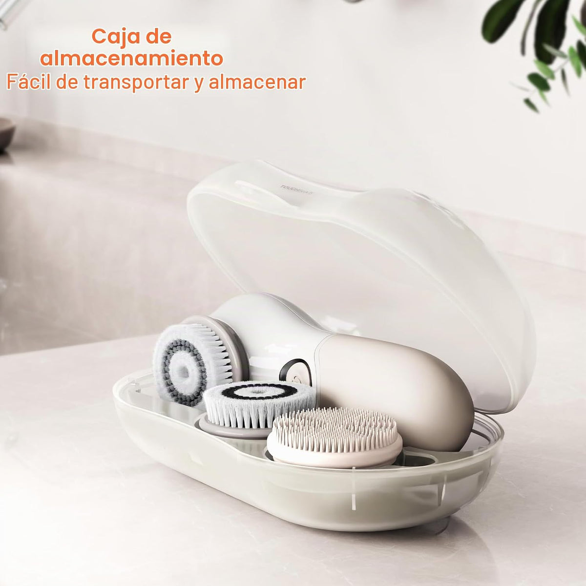 Exfoliador facial con 3 cabezales de cepillo y 2 velocidades - Limp...