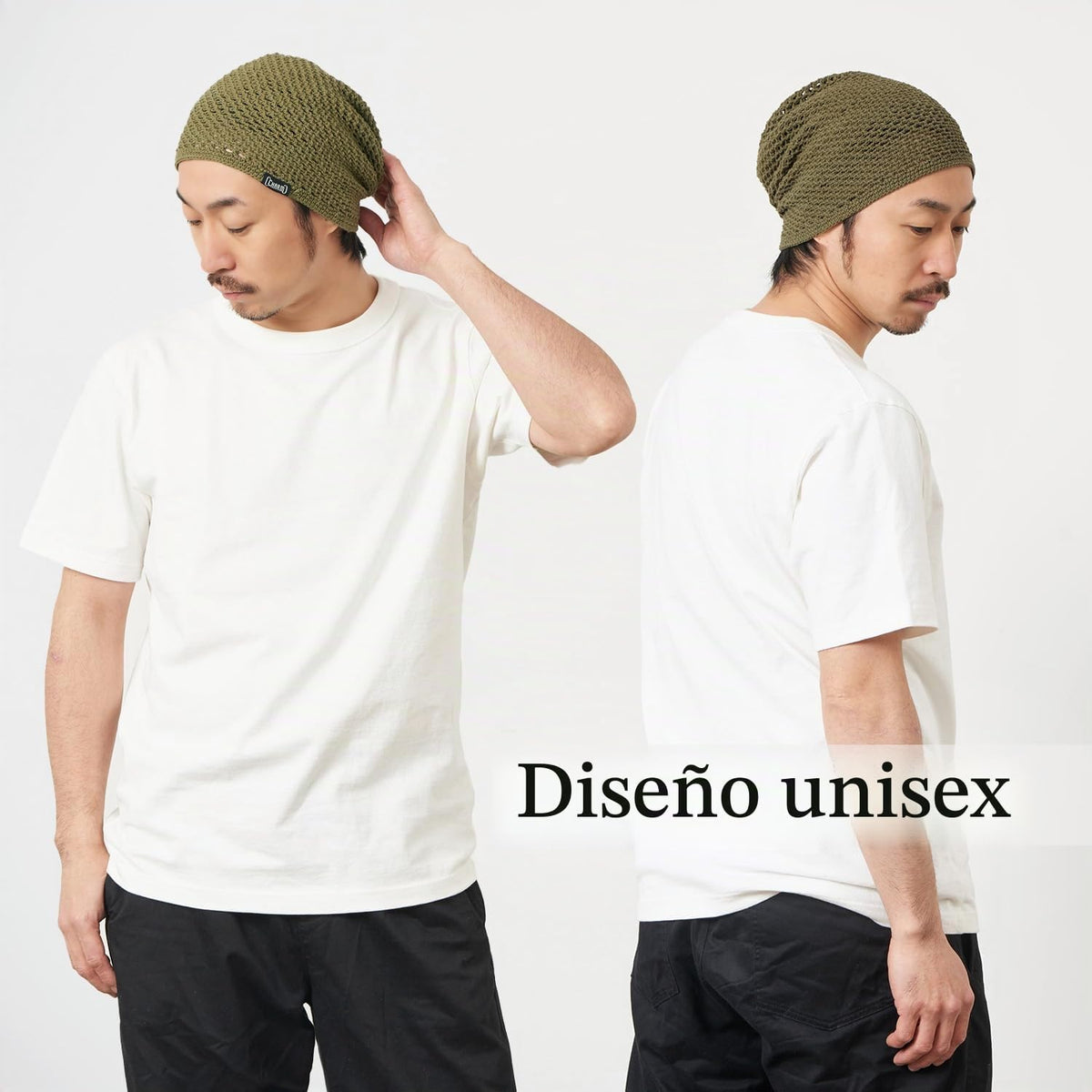 Gorro ligero de verano para hombres, gorro de malla de algodón para...