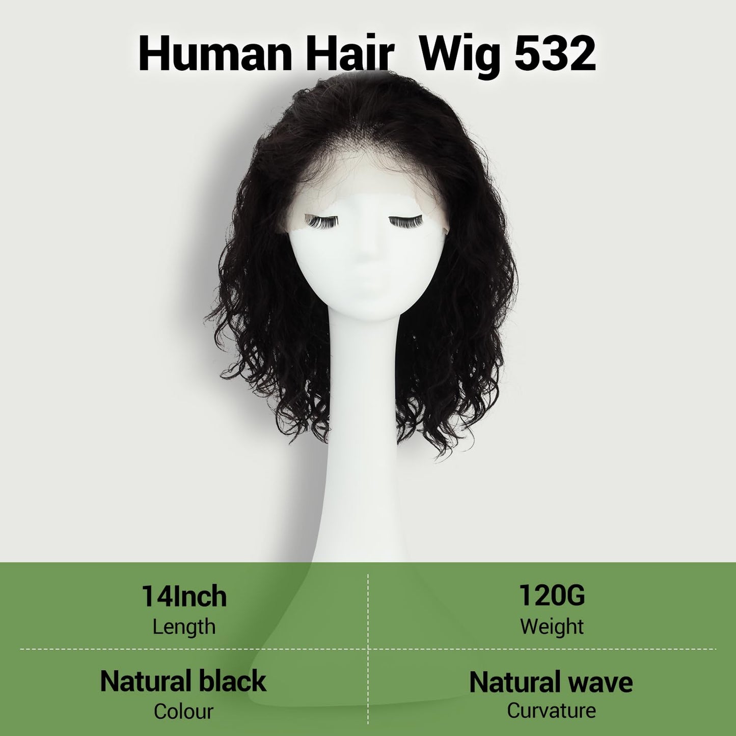 kolala Pelucas de encaje frontal cabello humano real 14 pulgadas 4....
