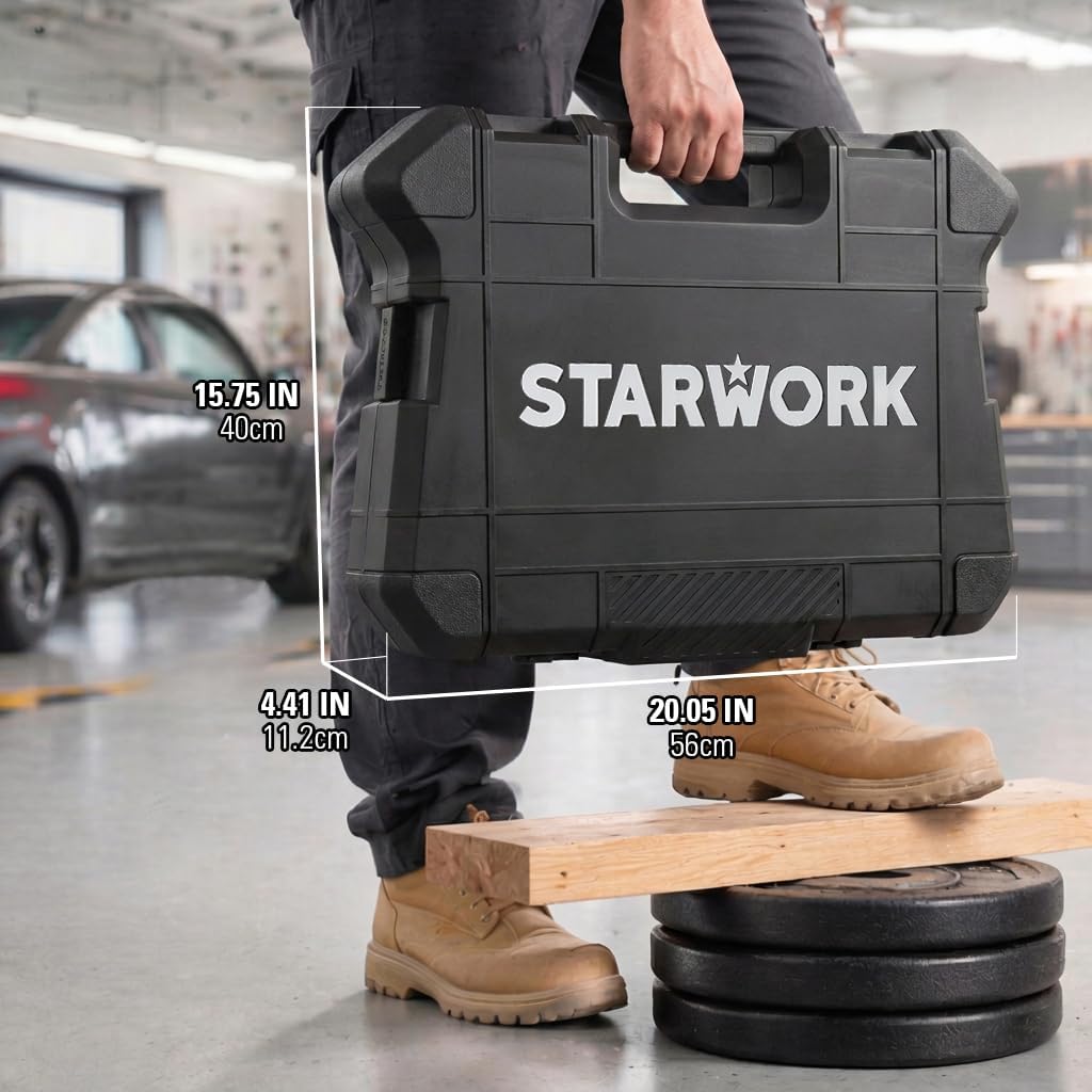 STARWORK TRUE MECHANIC™ Juego de herramientas mecánicas de 324 piez...