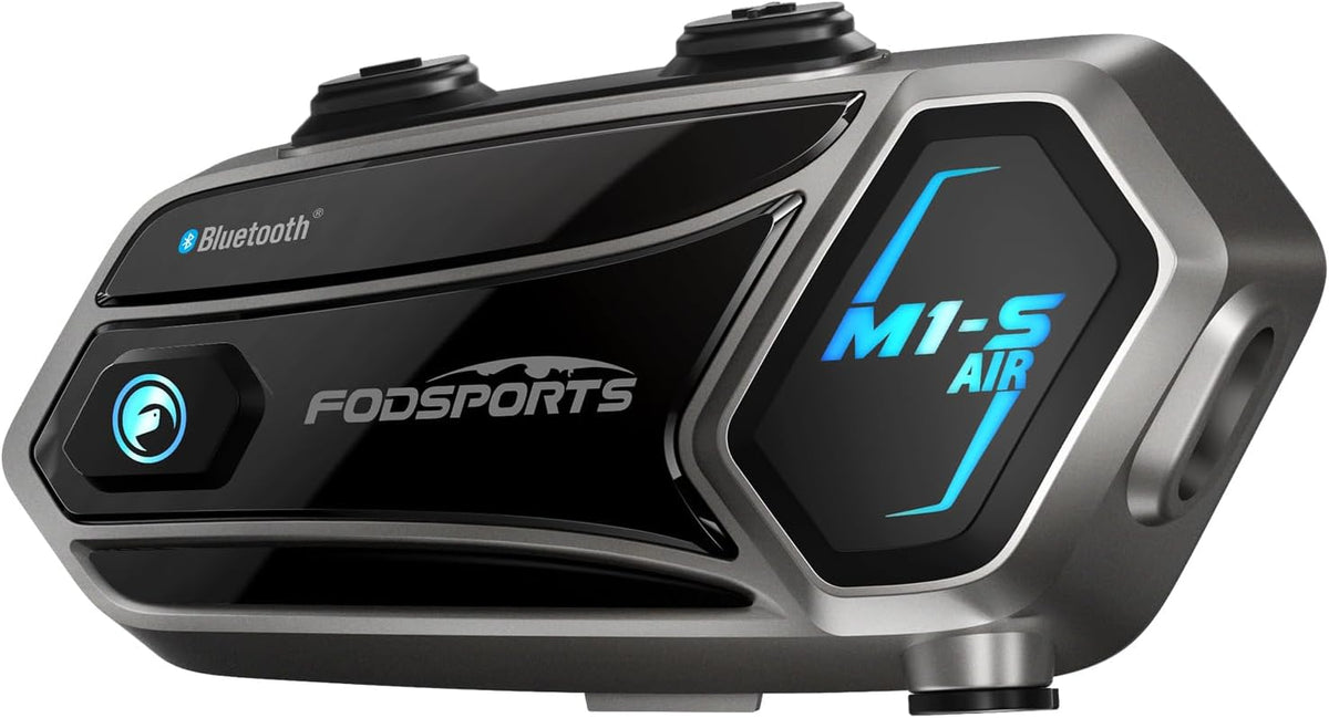 Fodsports M1-S Air - Auriculares Bluetooth para motocicleta con com...