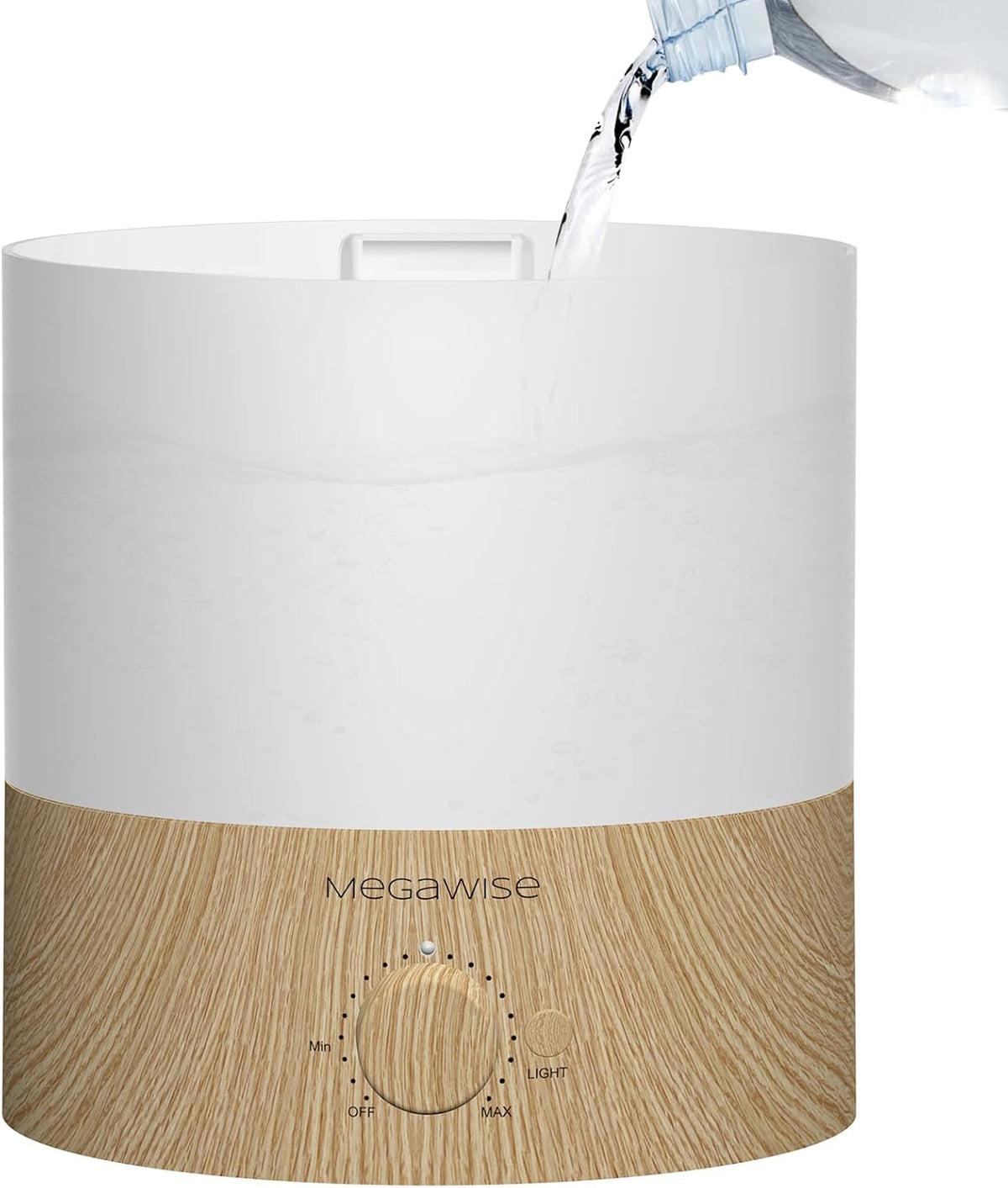 MEGAWISE Paquete de 2 humidificadores de niebla fría de 1.79L para...