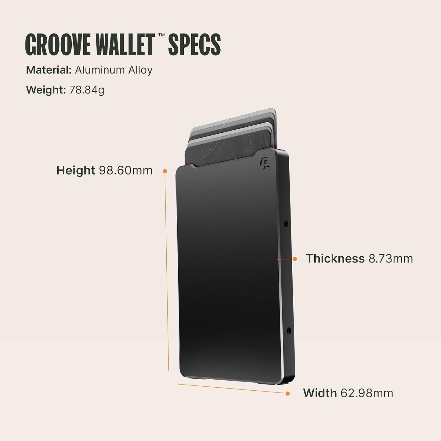 Groove Life Cartera Magnética con Deslizamiento del Pulgar Groove -...
