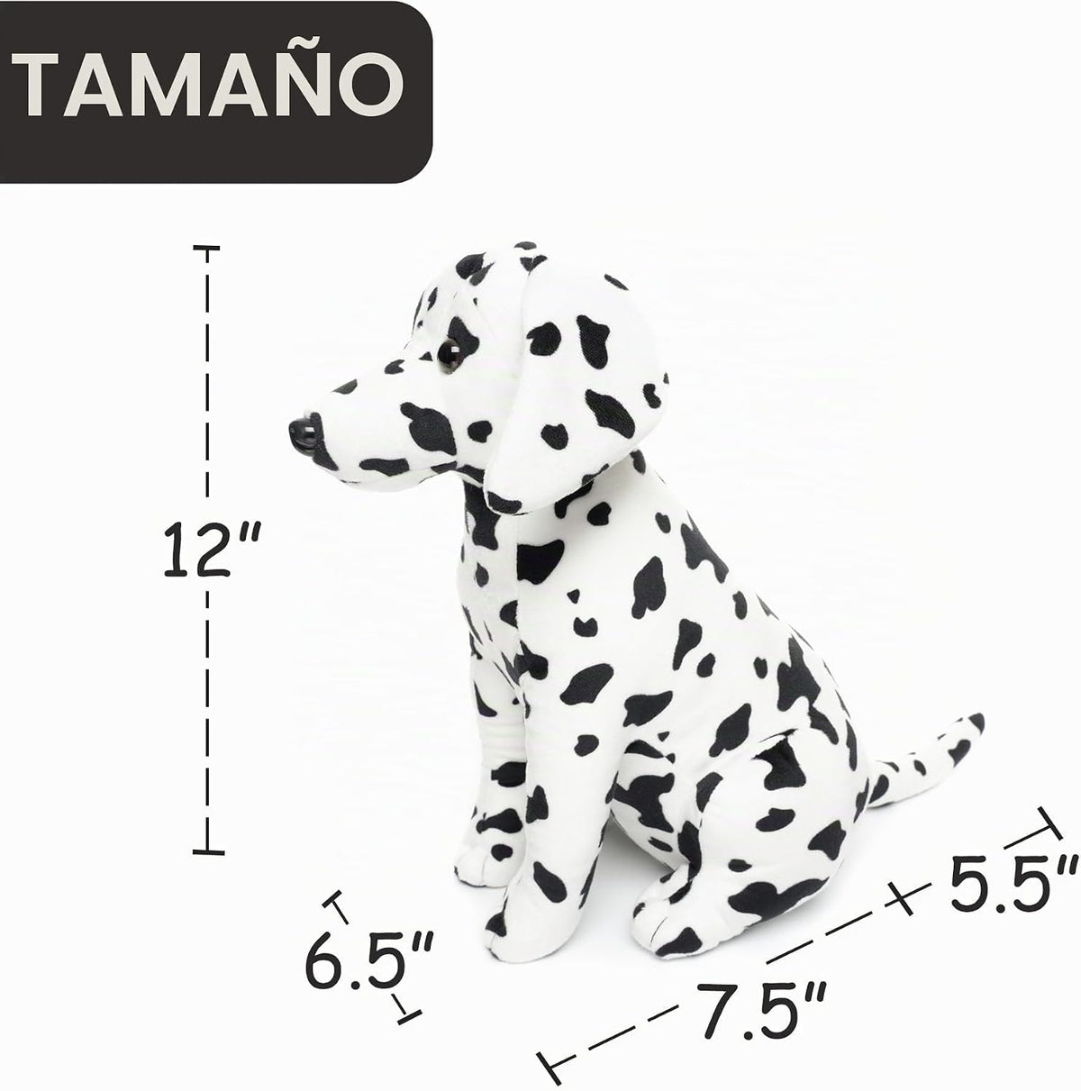WEIGEDU Animales de Peluche Dálmata, Dálmata de Peluche, Juguetes d...