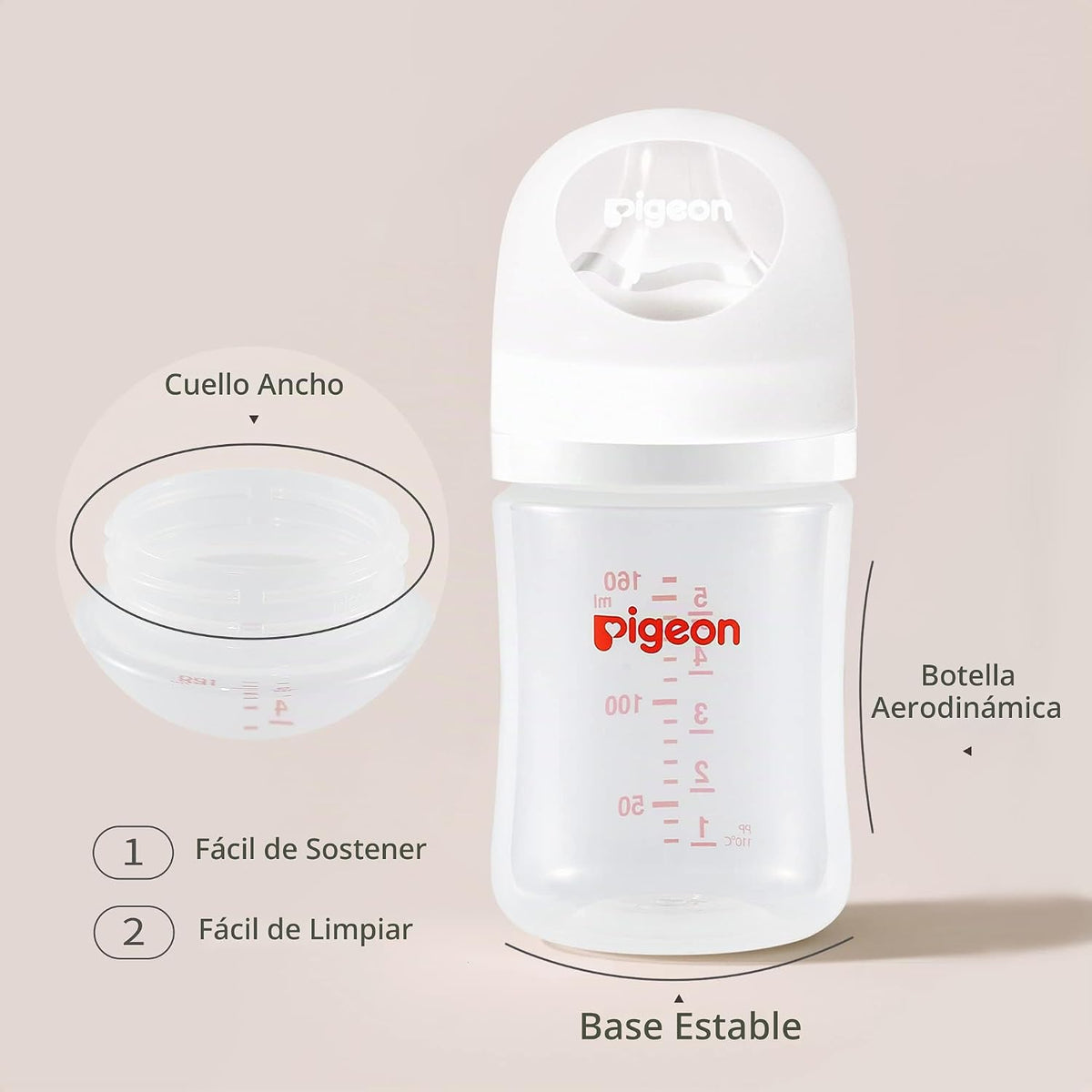 Pigeon Conjunto de regalo de alimentación de biberón para recién na...