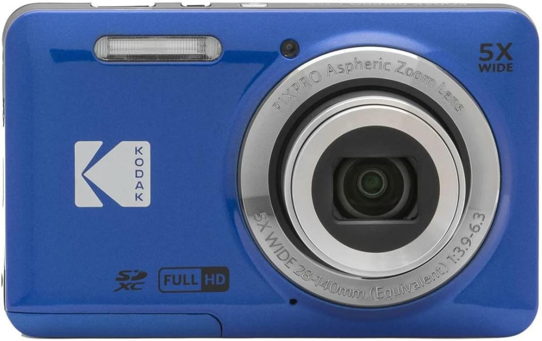 Kodak PIXPRO Friendly Zoom FZ55-BL - Paquete de cámara digital de 1...