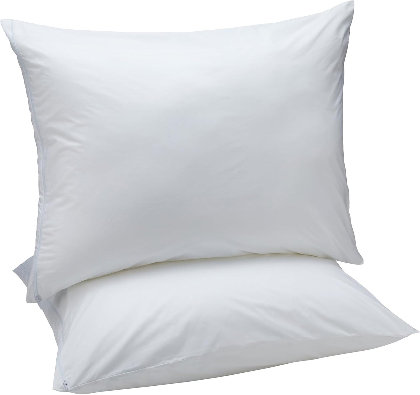 Amazon Basics - Juego de 2 almohadas de cama con relleno alternativ...