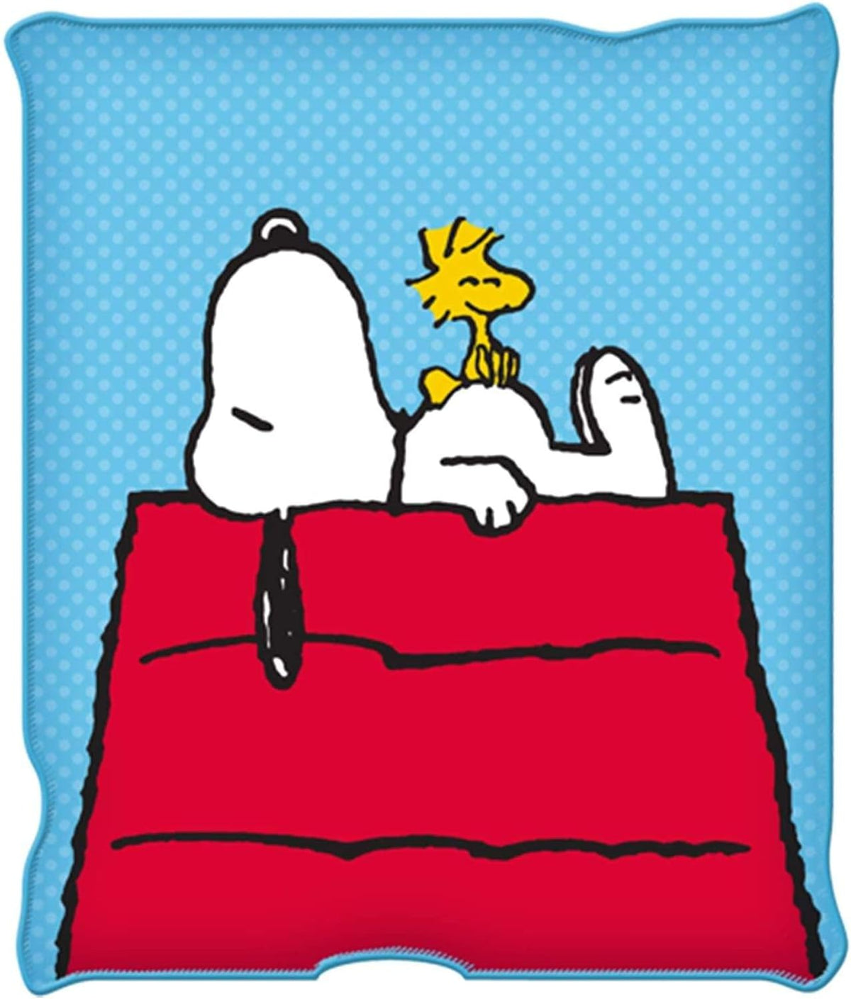 Silver Buffalo Peanuts Snoopy and Woodstock - Manta de forro polar,...