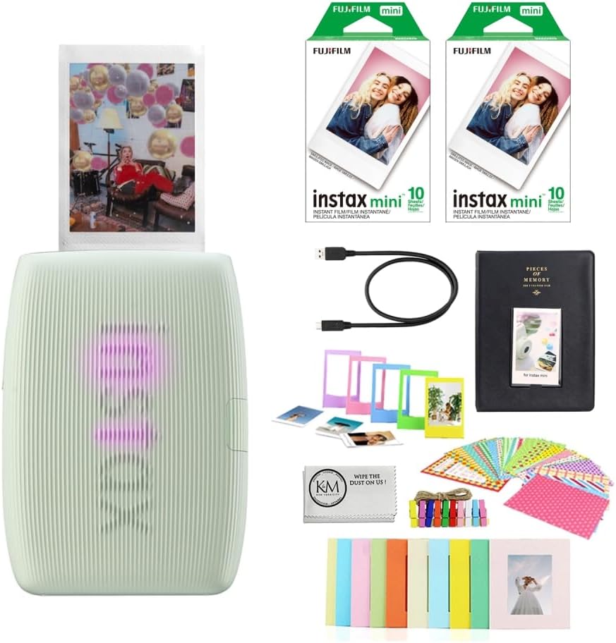 Fujifilm INSTAX Mini Link 3 - Impresora para smartphone, color verd...