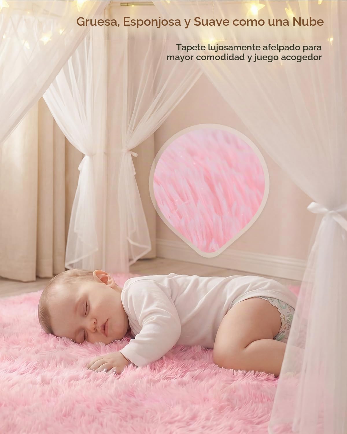 wilwolfer Tienda de campaña de princesa para niños, castillo de had...